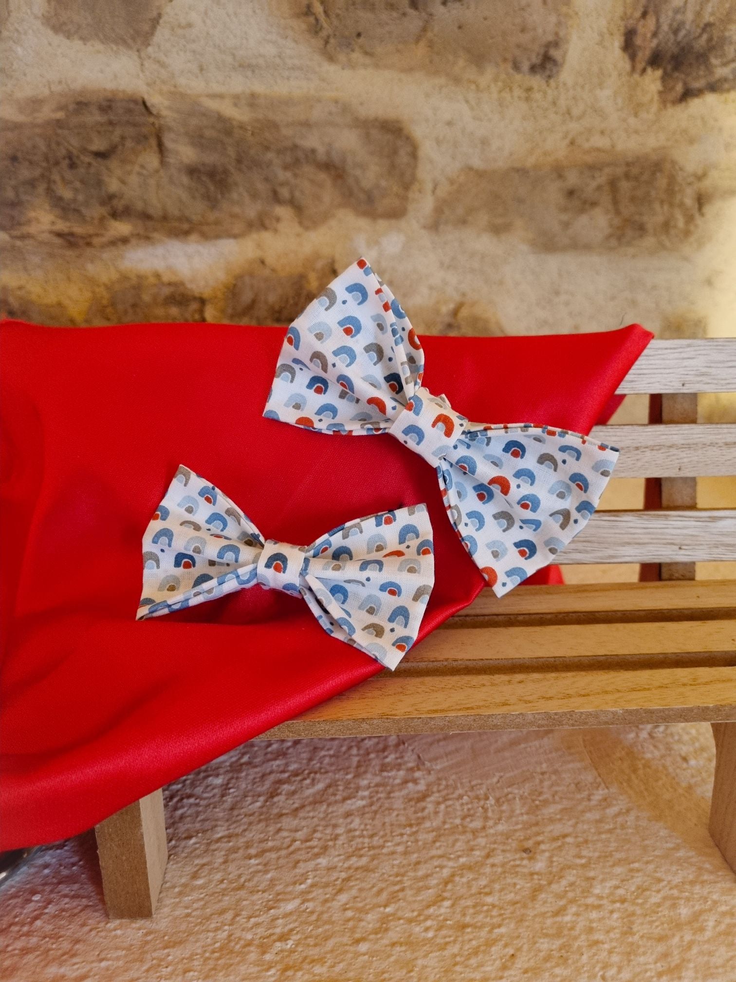 Papillon padre e figlio, cravattino adulto e bambino